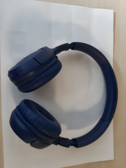 104041 - JBL Kufje TUNE 510 BT pa Tel me Bluetooth 5.0, Të Palosshme, Mikrofon i Integruar, Lidhje me Shumë Pika dhe Asistent Zëri, Jetëgjatësi e Baterisë deri në 40 Orë, Karikim i Shpejtë, Ngjyra Blu