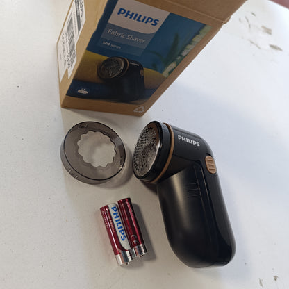 223823 - PHILIPS Heqës pushi GC026/80 - 8800 RPM, Teh i madh, 3 madhësi rrjete, i sigurt për të gjitha pëlhurat, Enë që pastrohet lehtë, Funksionon me 2 bateri AA, Dizajn kompakt