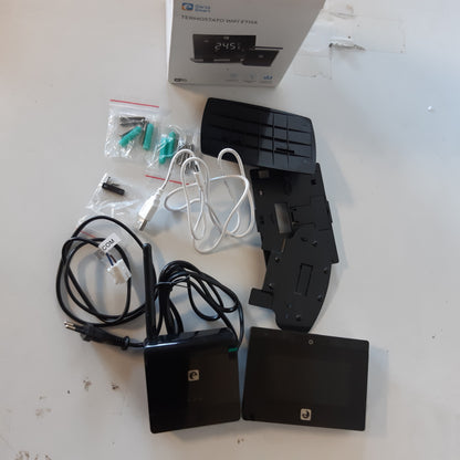 213116 - GARZA Termostat inteligjent pa tel WiFi për ngrohje, i programueshëm, me ekran me prekje, 2.4 GHz