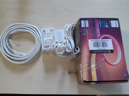 153041 - PHILIPS Hue Shiriti i Ndritshmërisë White and Color Ambiance Gradient, Shirit LED Inteligjent 2m, me 16 Milion Ngjyra, 1600 Lumen, Bluetooth