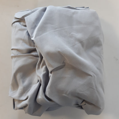 216128 - TODOCAMA Çarçaf i rregullueshëm për shtrat 120 x 190/200 cm, gri e çelët