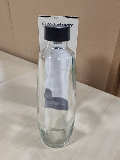 220081 - SODASTREAM Karafë qelqi për pajisje DUO për ujë të gazuar dhe sodë, I sigurt për lavastovilje, Transparent