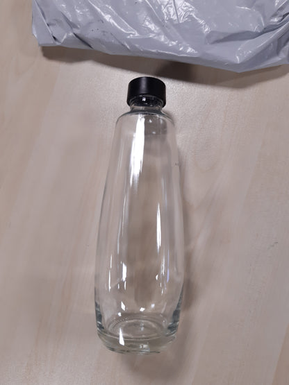 228686 - SODASTREAM Karafë qelqi për pajisje DUO për ujë të gazuar, I sigurt për lavastovilje, Transparent