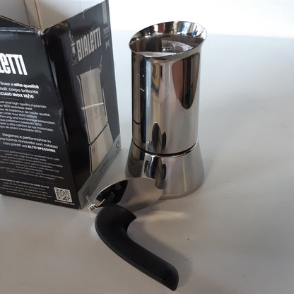 227631 - BIALETTI Venus - Makinë kafeje me induksion, çelik inox, 4 filxhanë kafeje (170 ml)