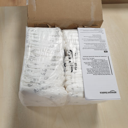 233319 - AMAZON BASICS Pelena për qen meshkuj, Madhësia XS, të bardha, 30 copë