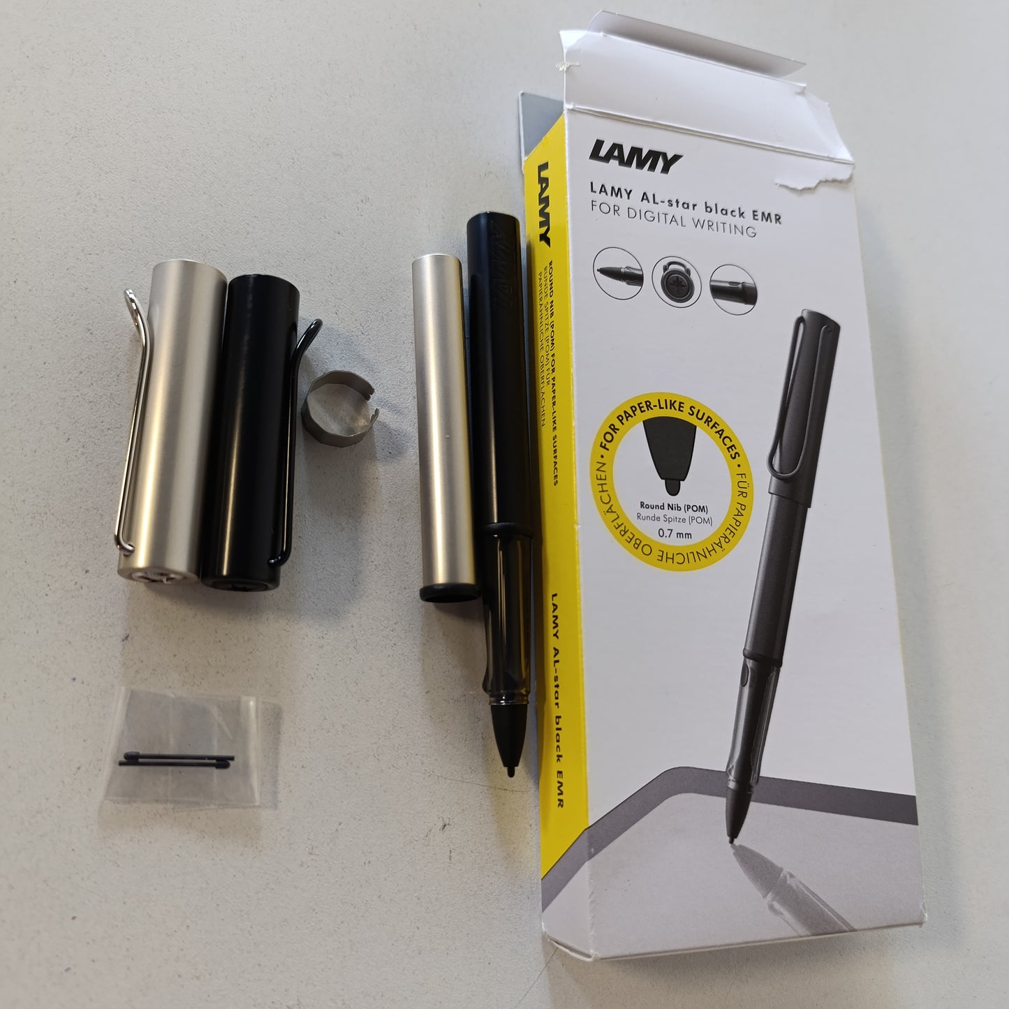 266246 - LAMY Set i përbërë nga stilolaps AL-Star EMR Stylus dhe kuti bosh për Lamy Lx EMR Stylus, stilolaps dixhital për tableta, pa bateri