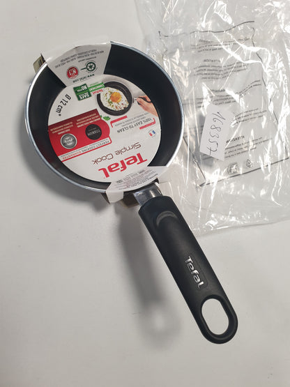 168357 - TEFAL B57000 Tigan Simple Cook Mini Blini 12cm, me Veshje jo Ngjitëse, i Vogël, Pastrim i Lehtë, për Petulla, me Sinjal Termik për Temperaturën Ideale të Skuqjes, Jo i Përshtatshëm për Soba me Induksion