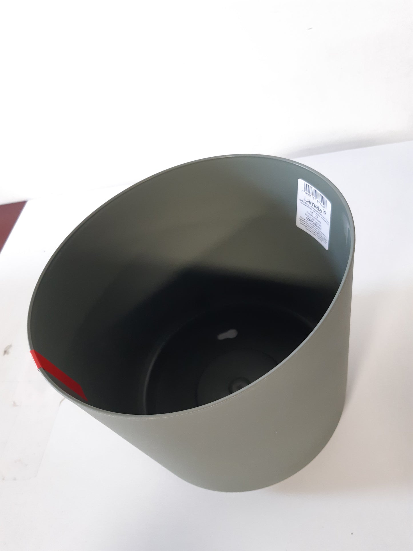 252974 - VAZO BIMORE 20 CM - 4.7L - Gri-Jeshile - Përdorim të Brendshëm dhe të Jashtëm - Rezistent ndaj Motit - I Lehtë për t’u Pastruar
