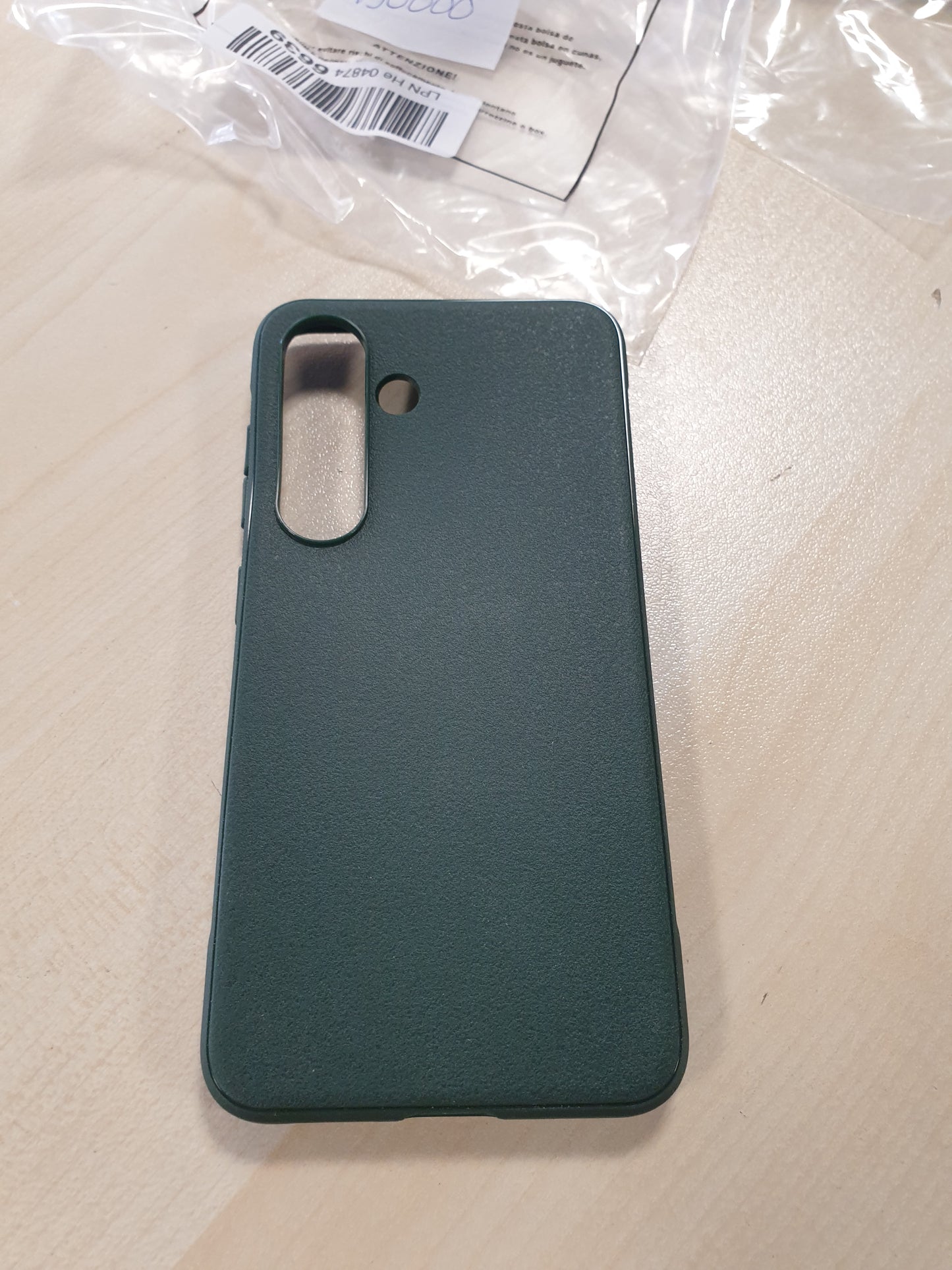 190000 - RINGKE Mbrojtëse përputhshme me Samsung S25 [Onyx], Material TPU i butë, Flexibile, Ultra e hollë, Rezistente ndaj Goditjeve dhe Kundër rrëshqitjes, Aksesor për mbulesën Galaxy S25 - Ngjyra Jeshile e Errët