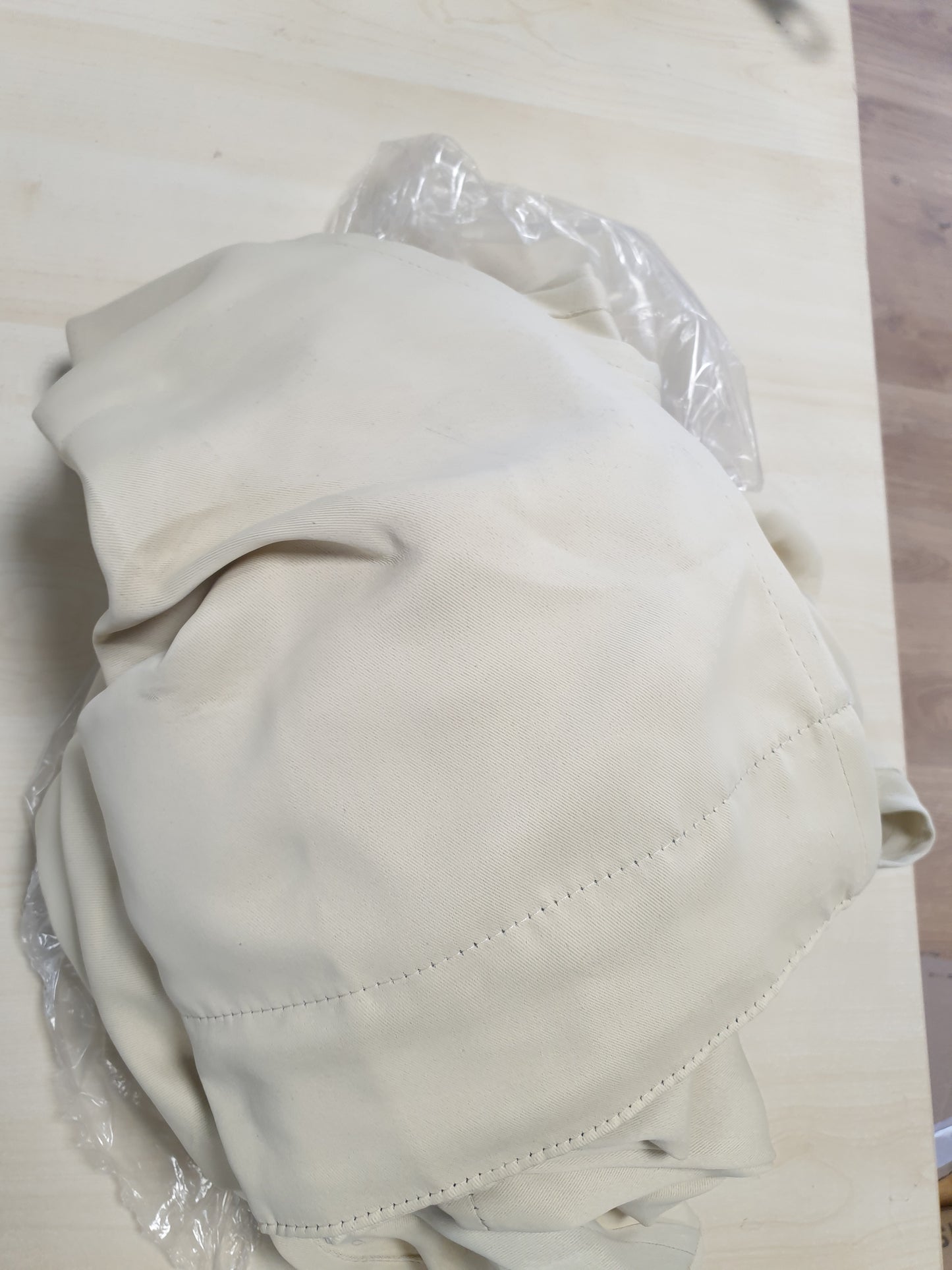 250950 - JIUZHEN Perde me Shirit të Mblidhur, Perde të Zeza për Dhomën e Ndenjes, L200 x G140 cm, Set me 2 copë