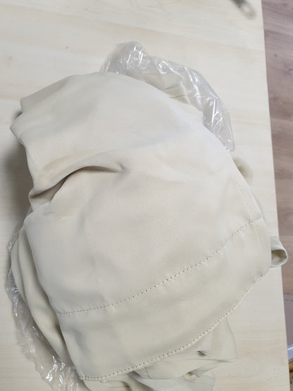 250950 - JIUZHEN Perde me Shirit të Mblidhur, Perde të Zeza për Dhomën e Ndenjes, L200 x G140 cm, Set me 2 copë