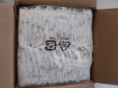 233958 - AMAZON BASICS Pelena për qen meshkuj, të disponueshme, Madhësia XS, të bardha, 30 copë