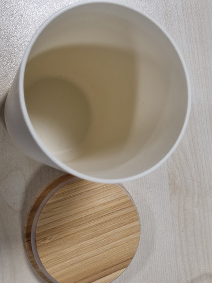 216059 - WENKO Enë ruajtëse Plaia, 750 ml, me kapak bambuje, Ø 10.5 x 14.5 cm, e sigurt për lavastovilje, pa BPA