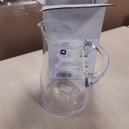 251075 - LEONARDO Karafe uji, enë qelqi e punuar me dorë, 1300 ml, 065329