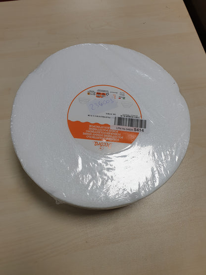 216053 - DECORA 0173815 Disk polistireni i rrumbullakët, Ø 30 x L 10 cm, ngjyrë ecru