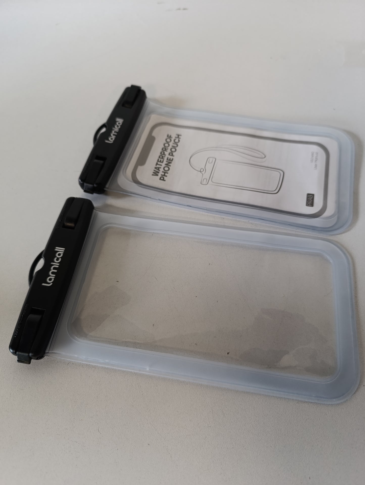 269156 - LAMICALL Çantë Telefoni IPX8 e papërshkueshme nga uji, [Pako me 2], Kordon i lëvizshëm dhe i rregullueshëm, për iPhone 17 16 15 14 13 12 11, Huawei, Samsung, deri në 7”