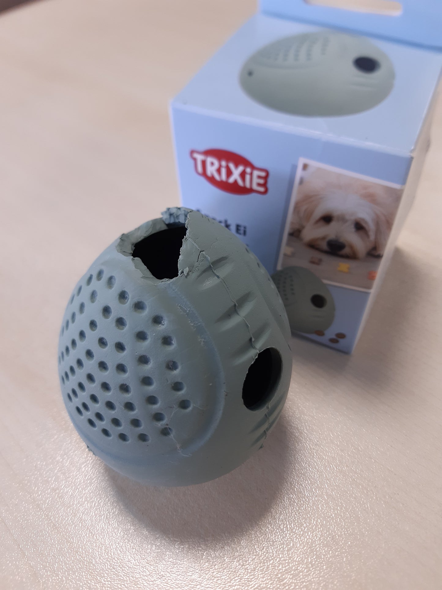 258052 - TRIXIE Vezë për Ushqim të Çmuar - Lodër Gome e Fortë për Qen për Argëtim të Qëndrueshëm - 8 cm, Lodër për Ushqim të Çmuar - 34947 Të Përziera