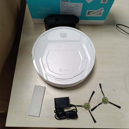 204080 - LEFANT - Fshesë Robotike Mini me Kapacitet 2200Pa, Vetë-Karikim për 120 minuta, Pastrim me Metodën Zig-Zag, Sensor 6D Kundër Përplasjes, Kompatibil me Aplikacionin/Alexa/Bluetooth, Përshtatshëm për Qime Kafshësh