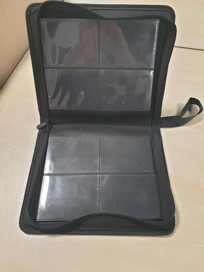 252850 - ProCase Dosje Portative me Ngarkim nga Sipër, 4 Xhepa, mban 144 Karta, 7.6 x 10.2 cm, E Zezë