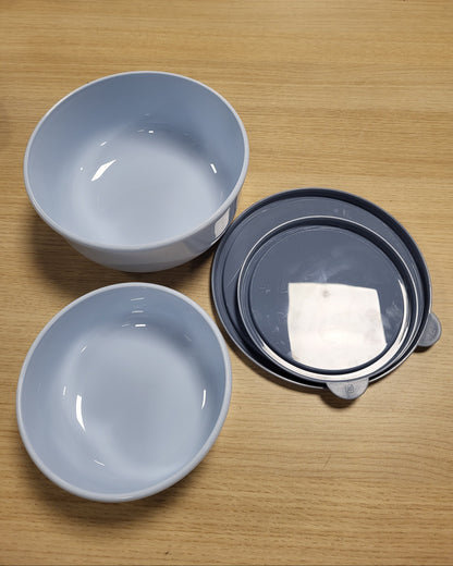 214961 - MEPAL Set enësh gatimi me mikrovalë Lumina me 2 pjesë - Enë për ruajtjen e ushqimit me kapakë -  750 + 1500 ml