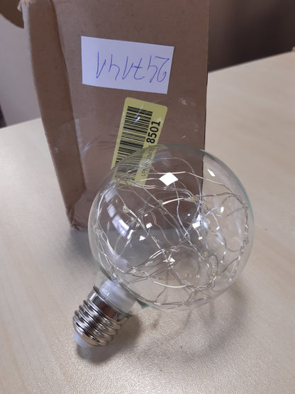 247141 - AIFUSI Llambë LED, 1 llambë LED E27 me tela bakri Vintage, 3W 300lm, ndriçim dekorativ