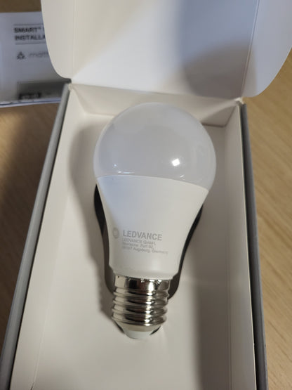 216694 - LEDVANCE Llampa LED SMART+ MATTER - 9W, 806lm, E27, e pajtueshme me Google, Alexa, Apple, jetëgjatësi deri në 20,000 orë