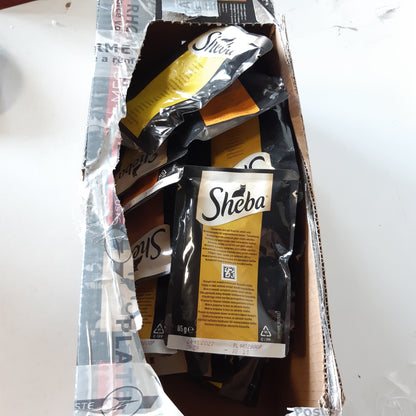 228567 - SHEBA Mini Fileto - Qese të Freskëta në Salcë, përzgjedhje shpendësh për mace të rritura, 40x85g