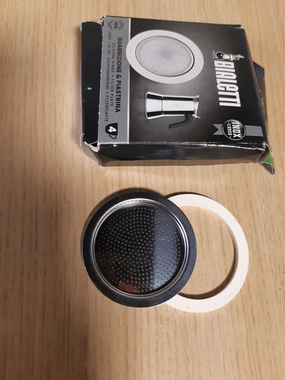 216074 - VIOKS Set 1x Unazë Vulosëse dhe 1x Filtër Zëvendësues 63 mm për Makinën e Kafesë Espresso BiÐ°letti