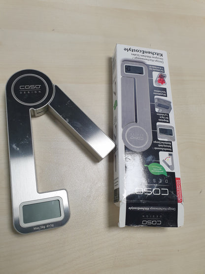 251599 - CASO Kitchen Ecostyle Peshore kuzhine dixhitale, deri në 5 kg, energji kinetike, çelik inox 3266