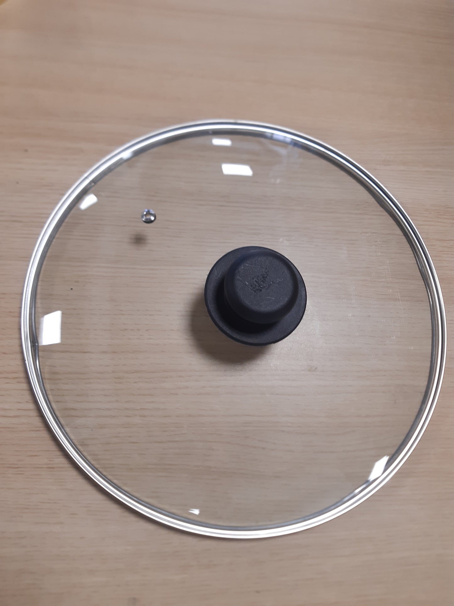 257799 - ZANETTI Kapak qelqi me dorezë për tenxhere dhe tiganë, diametër 32 cm