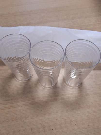 264009 - Gota për Kamping Henrida, të pathyeshme, Set prej 3, 450ml, për Kamping dhe Kopsht, Të sigurta për në lavastovilje