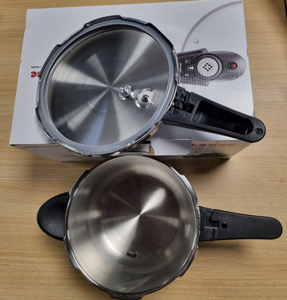 255220 - BRA VITESSE Tenxhere me presion 6 litra, çelik inox 18/10, 2 programe gatimi, sistem mbylljeje hapjeje