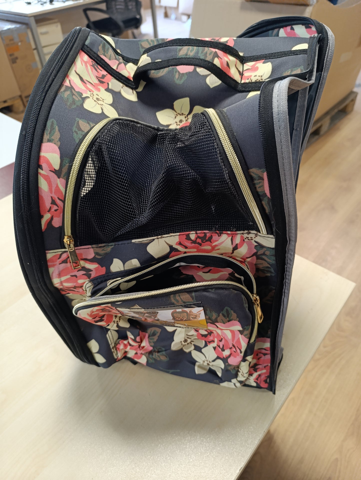 167530 - UTOTEBAG Çantë Shpine për Mace dhe Qen, Model i Ventiluar, e Palosshme dhe e Papërshkueshme nga Uji, me Jastëk të Lajshëm, për Udhetim/Ecje në Natyrë/Jashtë