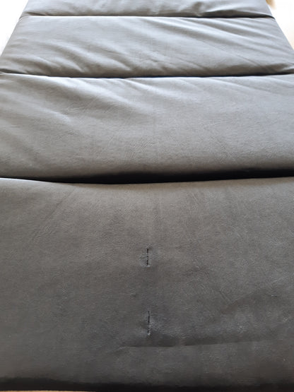 280278 - VIDA XL Jastëk për Kokën e Kreut "Hanko" Gri e Errët 90 cm Kadife