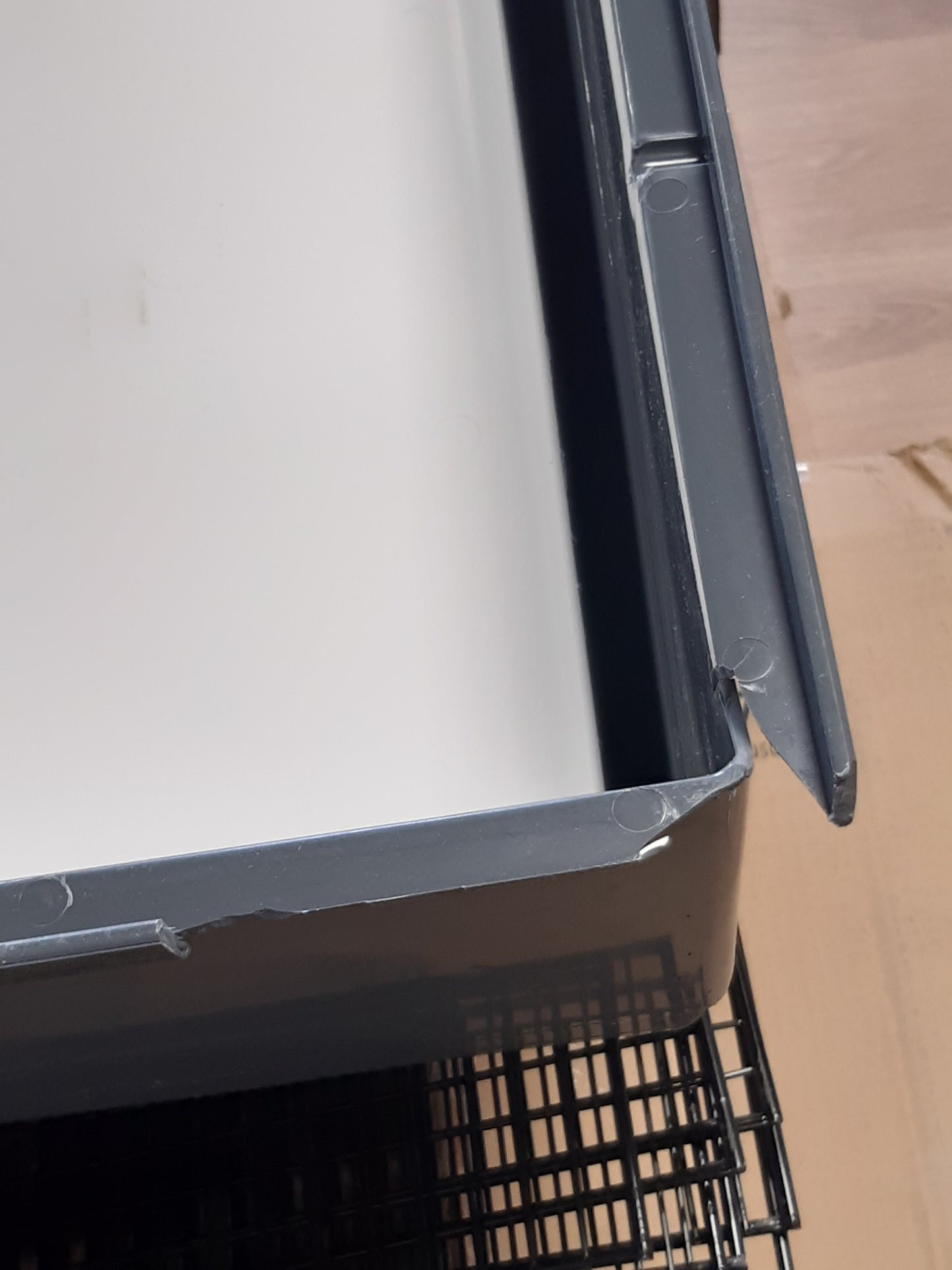 231021 - FERPLAST Kafaz zogjsh, kafaz ekzotik për zogj, përfshirë mbështetëse me rrota, ushqyes zogjsh, vende për zogj, e zezë, 100 x 53 x 172 cm