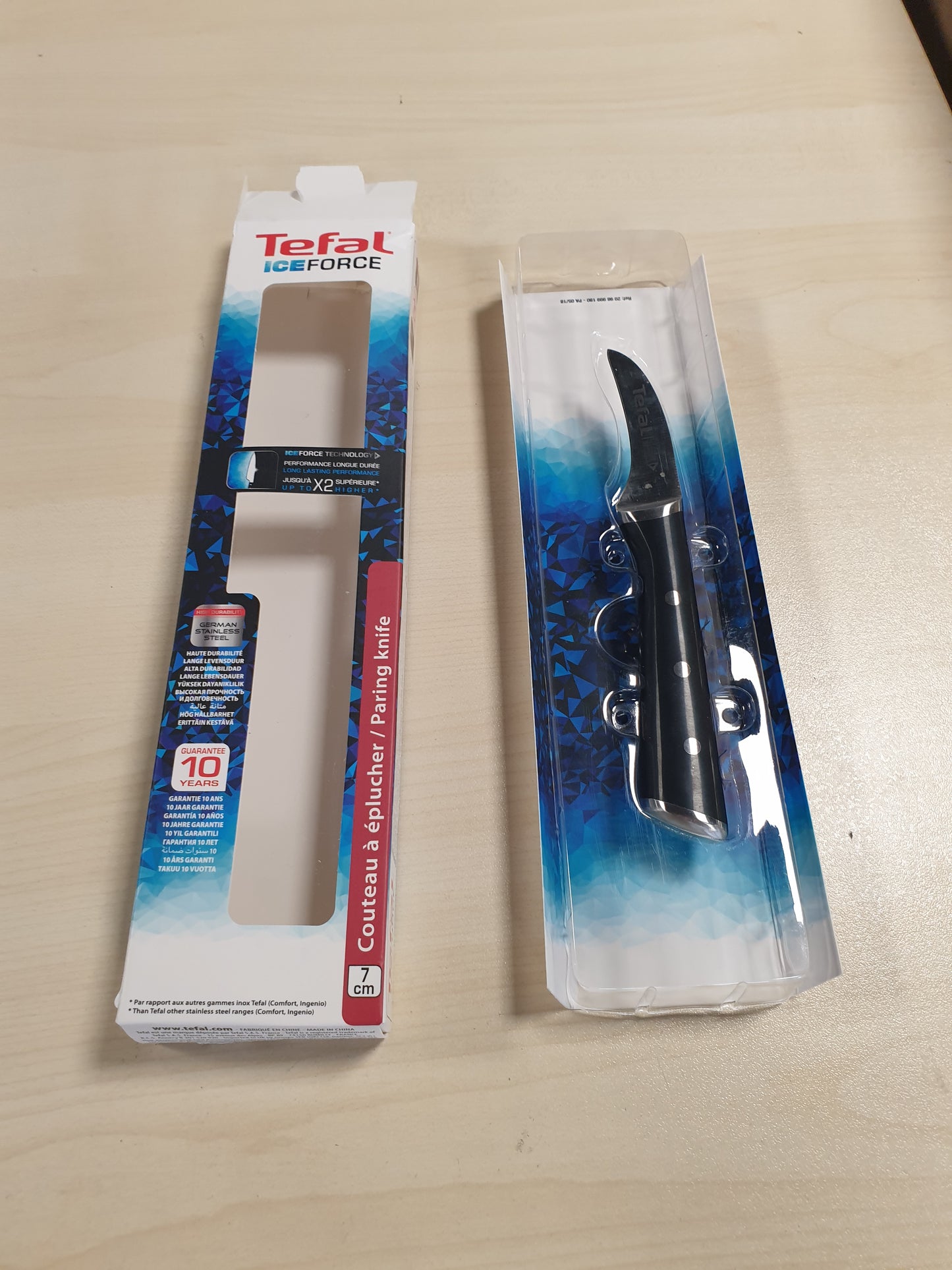 257933 - TEFAL Thikë Prerëse e Rrumbullakët Ice Force, teh 7 cm, çelik inox, mbrojtje nga korrozioni, K23212