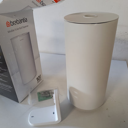 221910 - BRABANTIA - Dispensues Letre Higjienike Mindset - Për 2 Rrotulla Zëvendësuese - 30 x 15.1 x 13.7 cm - Rezistent ndaj Korrozionit - E Bardhë e Freskët