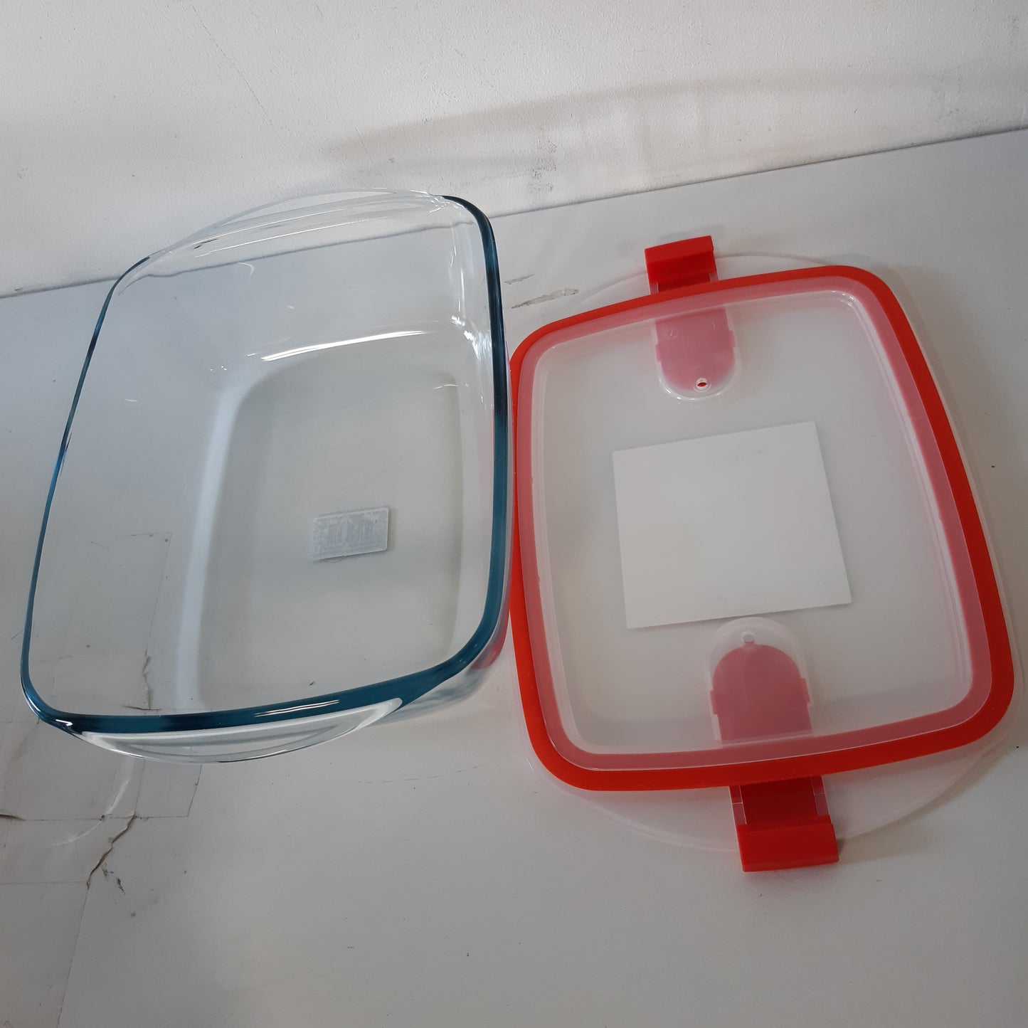 262926 - PYREX Enë qelqi drejtkëndëshe me kapak hermetik 2.5L për mikrovalë, për ruajtjen e ushqimit