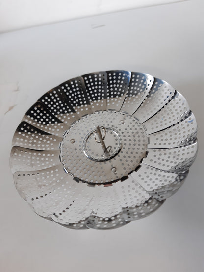 254061 - ECOOE Avullues çeliku inox, futje avulli e rregullueshme (15.5cm-27cm), për tenxhere gatimi