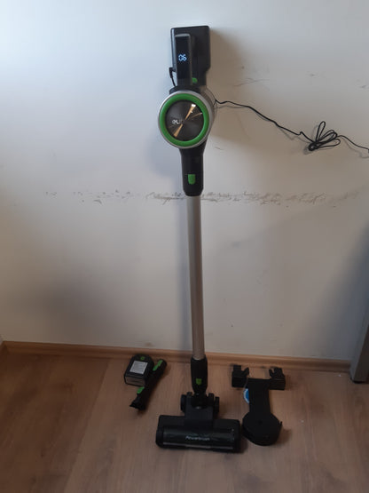 144157 - EUREKA NEC370 - Fshesë Elektrike pa Tel 3-në-1, Thithje 90AW, me 2 Bateri të Lëvizshme, Autonomi Minimale 40x2 Minuta, për Dysheme të Forta dhe Qilima, Ideal për Qime Kafshësh Shtëpiake