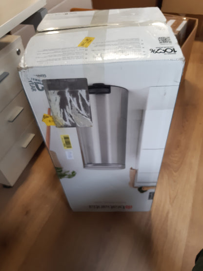 175086 - BRABANTIA 114748 Kosh Plehrash i Ri ICON me Pedale, Çelik Inox, i Bardhë, 30x34x67.5cm, Kapaciteti 30L