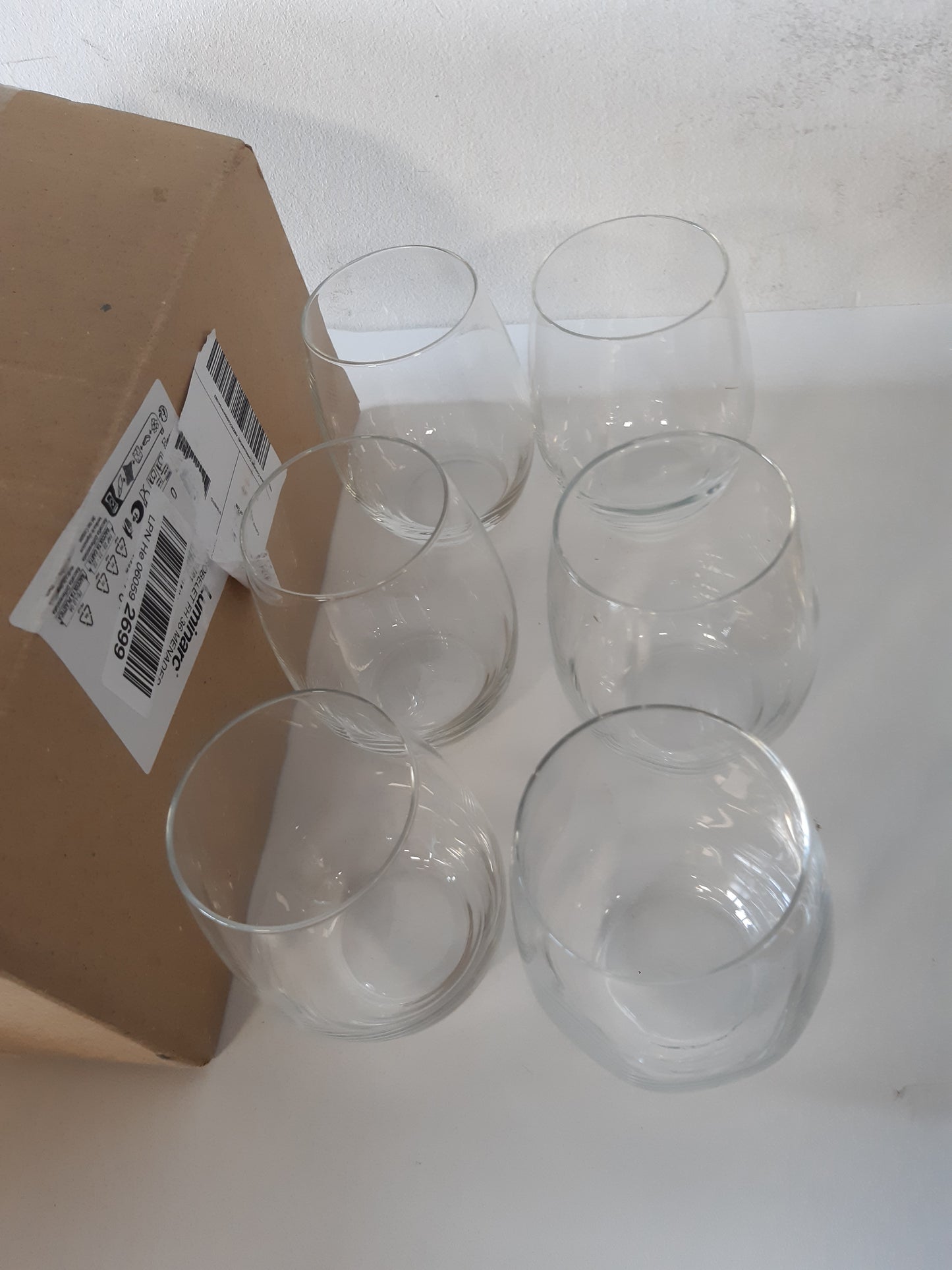 237145 - Luminarc Koleksioni Menades - 6 gota uji 36 cl - Prodhuar në Francë