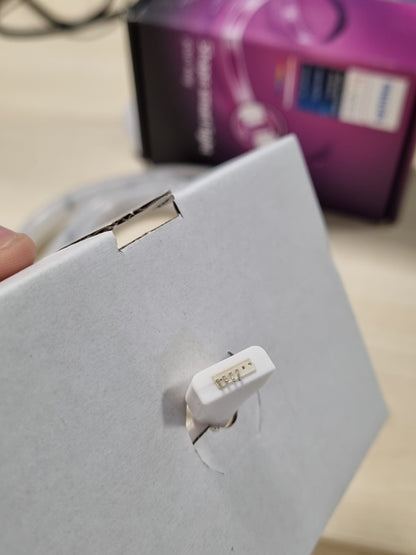 215196 - PHILIPS Hue White & Color Ambiance Lightstrip Plus Extension (1 m), shirit LED i errësueshëm