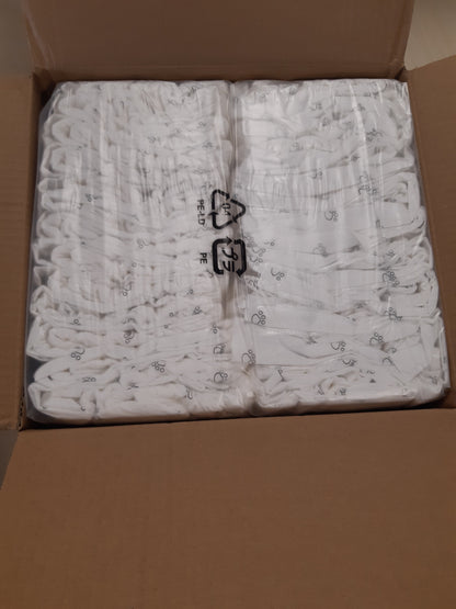 209182 - AMAZON BASICS - Pelena të Disponueshme për Qen Meshkuj, Madhësia L, Ngjyra e Bardhë, 30 Copë