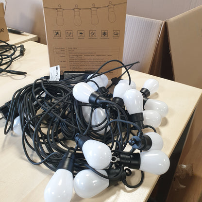 251160 - Drita LED me Tela, 21M Llampa RGB, IP65, Rezistente ndaj Motit, me Telekomandë, për Ambientet e Jashtme