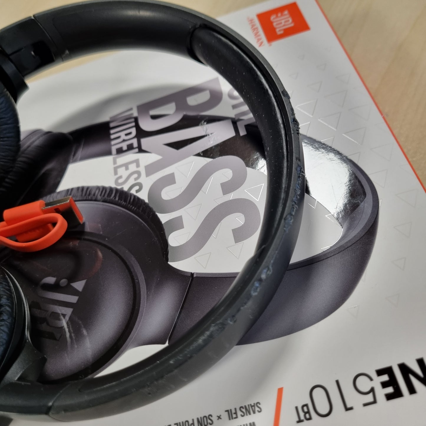 268066 - JBL TUNE 510 BT – Kufje Bluetooth On-Ear – Të zeza – Kufje të palosshme – Jetëgjatësi e baterisë deri në 40 orë