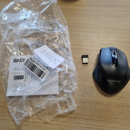 269242 - AMAZON BASICS Maus USB pa tel ergonomik, DPI i rregullueshëm, i zi