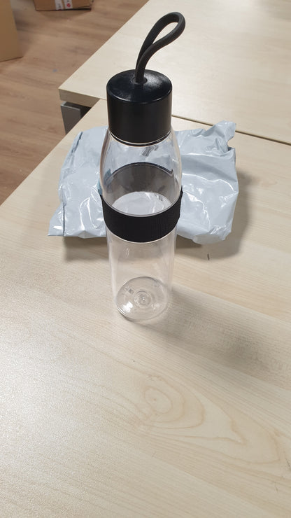 253644 - MEPAL - Shishe Uji Ellipse, 700 ml, e Ripërdorshme, e Papërshkueshme nga Hidhet, Pa BPA, E Zezë Nordike