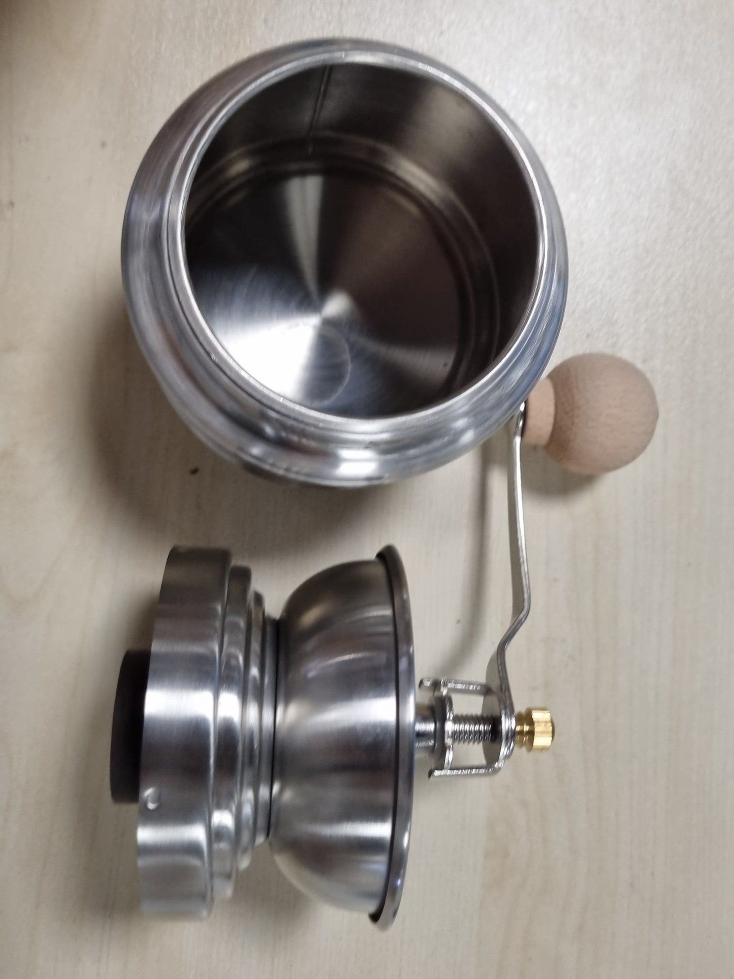 223042 - ZELLER Mulli kafeje 27219, çelik inox, 9.5 x 9.5 x 22 cm, argjend
