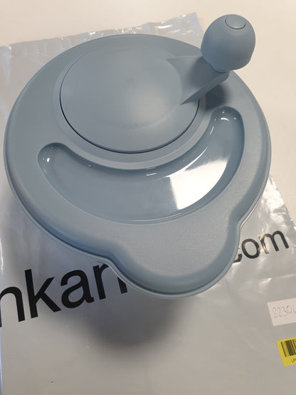 223063 - WESTMARK 2432224B Enë për sallatë, Kapaciteti: 5 litra, Ø 26 cm, Plastikë, Pa BPA, Transparente/Blu